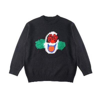 Joker letter pullover sweater for men